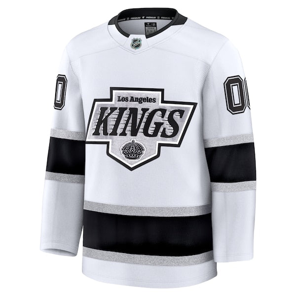 Los Angeles Kings  Away Premium Custom Jersey - White/Black