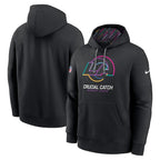 Los Angeles Rams Nike 2024 NFL Crucial Catch Club Pullover Hoodie - Black