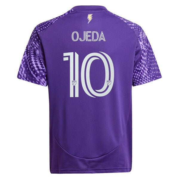 Martín Ojeda Orlando City SC adidas Youth 2025 Perfect Storm Replica Player Jersey - Purple