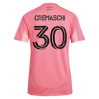 Benjamin Cremaschi Inter Miami CF adidas Women's 2025 Euforia Replica Player Jersey - Light Pink