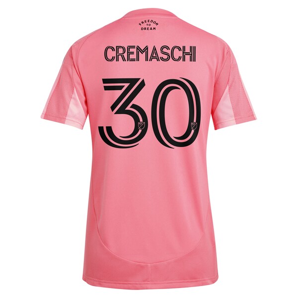 Benjamin Cremaschi Inter Miami CF adidas Women's 2025 Euforia Replica Player Jersey - Light Pink