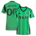 Austin FC adidas Youth 2025 The Heartbeat Kit Replica Custom Jersey - Green
