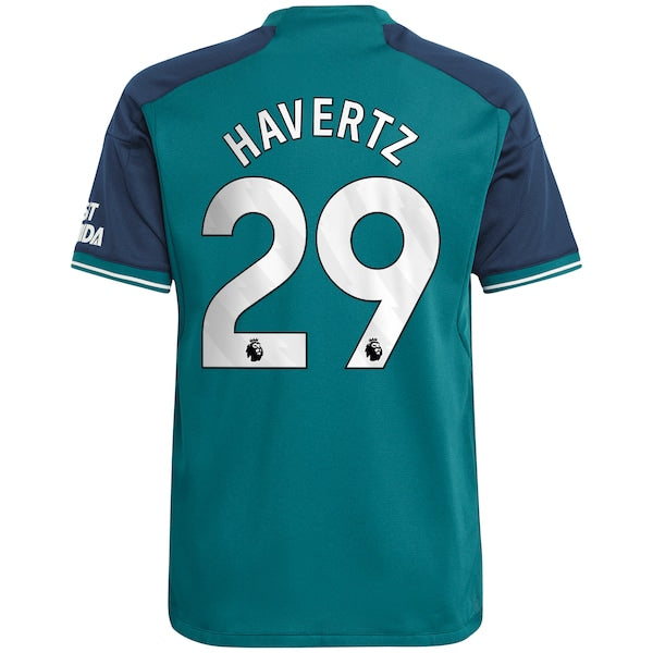 Kai Havertz Arsenal adidas Youth 2023/24 Third Replica Player Jersey - Green