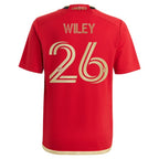 Caleb Wiley Atlanta United FC adidas Youth 2024 The17's Kit Replica Player Jersey - Black