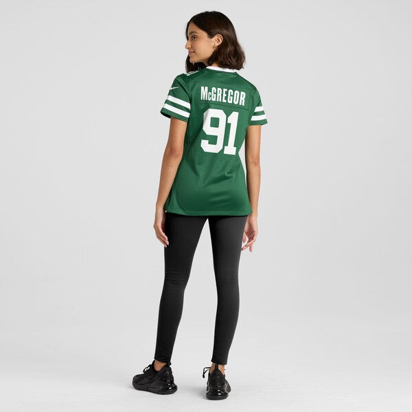 Braiden McGregor New York Jets Nike Women's Team Game Jersey - Legacy Green