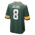 Josh Jacobs Green Bay Packers Nike Team Game Jersey -  Green