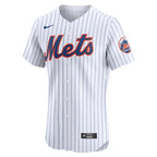 New York Mets Nike Home Elite Jersey - White