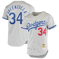Fernando Valenzuela Los Angeles Dodgers Road 1981 Cooperstown Collection Authentic Jersey - Gray
