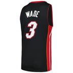 Dwyane Wade Miami Heat  2012/13 Hardwood Classics Swingman Jersey - Black