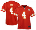 Rashee Rice Kansas City Chiefs Nike Youth Game Jersey -  Red/White