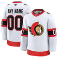 Ottawa Senators  Away Premium Custom Jersey - White/Black