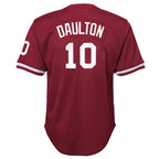 Darren Daulton Philadelphia Phillies Youth Cooperstown Collection Mesh Batting Practice Jersey - Burgundy