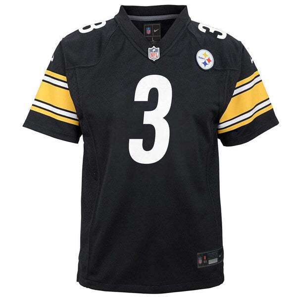 Russell Wilson Pittsburgh Steelers Nike Youth Team Player Game Jersey - Black