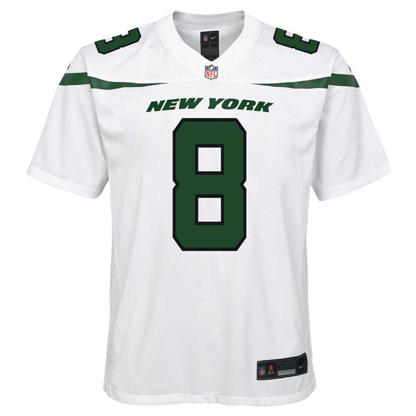 Aaron Rodgers New York Jets Nike Youth Game Jersey - White/Black/Green