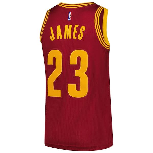 LeBron James Cleveland Cavaliers  Hardwood Classics 2015/16 Authentic Jersey - Wine