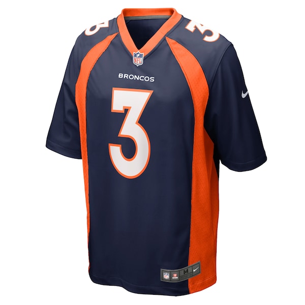 Russell Wilson Denver Broncos Nike Youth Game Jersey - Navy/Orange/White