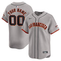 San Francisco Giants Nike Away Limited Custom Jersey - Gray