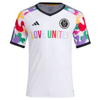 New York City FC adidas 2024 Pride Pre-Match Top - White
