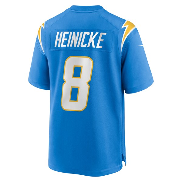 Taylor Heinicke Los Angeles Chargers Nike Team Game Jersey -  Powder Blue