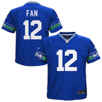12th Fan Seattle Seahawks Nike Toddler Game Jersey - Royal