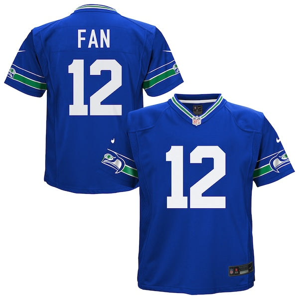 12th Fan Seattle Seahawks Nike Toddler Game Jersey - Royal