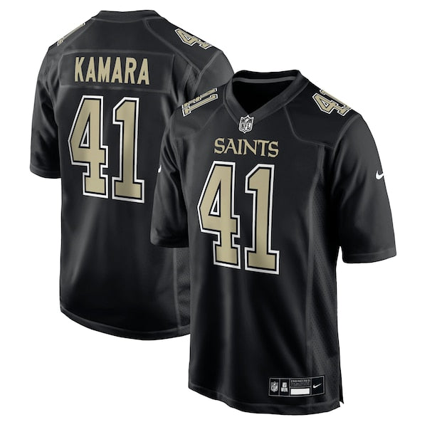 Alvin Kamara New Orleans Saints Nike Fashion Game Jersey - Carbon Black