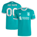 Liverpool adidas 2025/26 Third Authentic Custom Jersey - Green/Red
