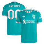 Liverpool adidas 2025/26 Third Authentic Custom Jersey - Green/Red