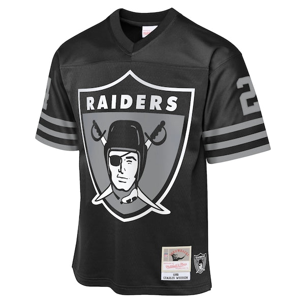 Charles Woodson Las Vegas Raiders  Youth 1998 Throwback Fashion Jersey - Black
