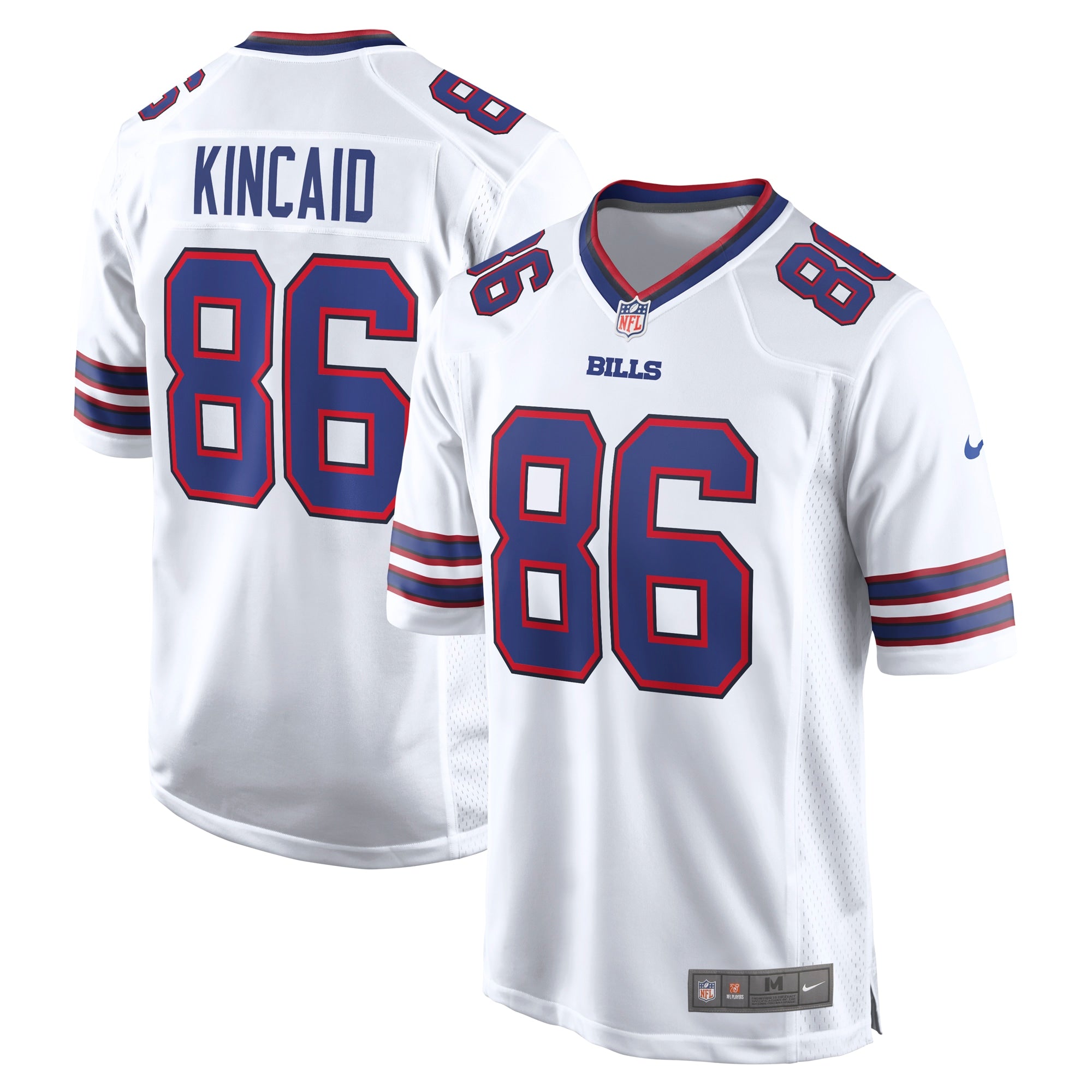 Dalton Kincaid Buffalo Bills Nike Alternate Game Jersey - Red/White