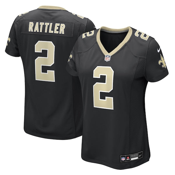 Spencer Rattler New Orleans Saints Nike Women's Team Game Jersey -  Black