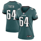 Brett Toth Philadelphia Eagles Nike Women's  Game Jersey - Midnight Green
