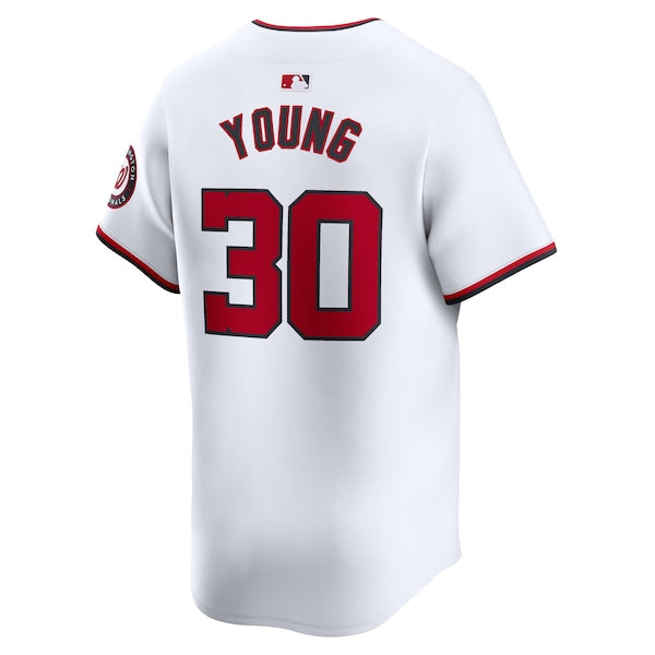 Jacob Young Washington Nationals Nike Home Limited Player Jersey - White