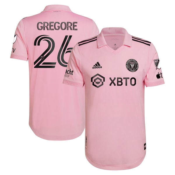 Gregore Inter Miami CF adidas 2022 The Heart Beat Kit Authentic Player Jersey - Pink