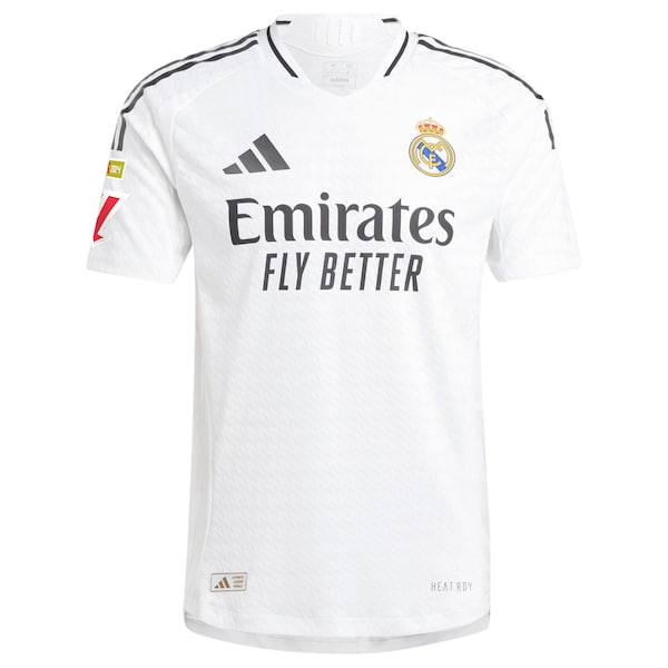 Los Merengues adidas 2024/25 Home Authentic Custom Jersey - White