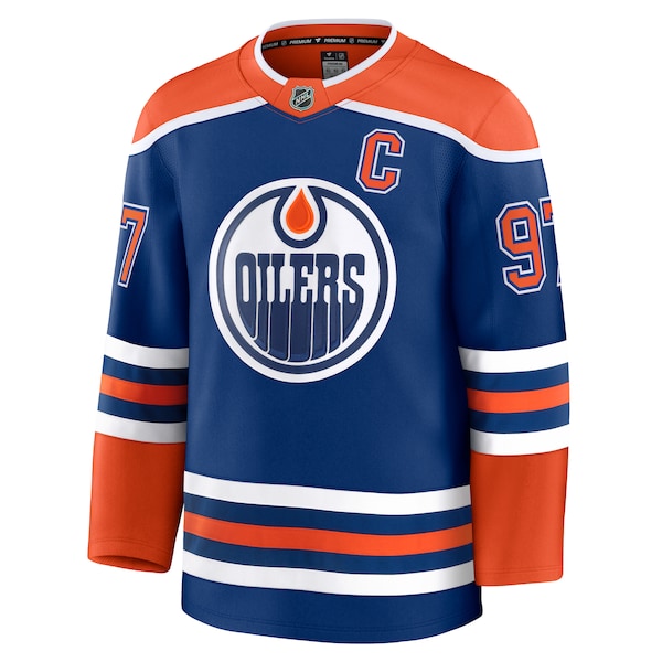 Connor McDavid Edmonton Oilers  Home Premium Jersey - Royal/White