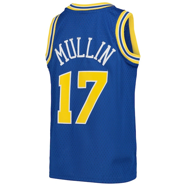 Chris Mullin Golden State Warriors Youth 1993/94 Hardwood Classics Swingman Jersey - Royal