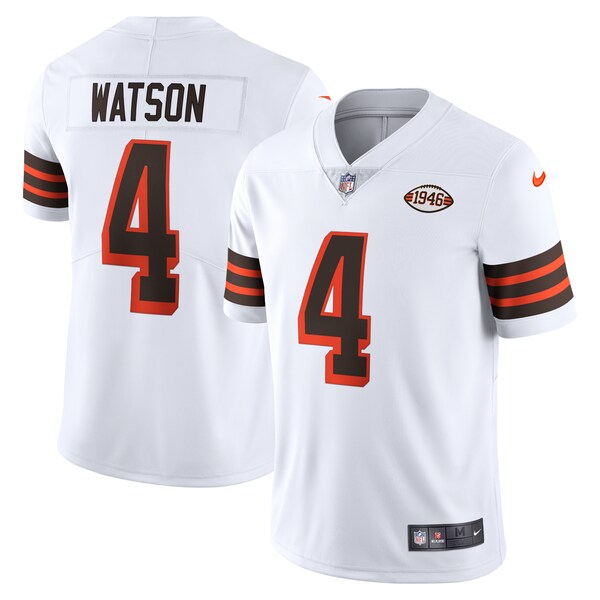 Deshaun Watson Cleveland Browns Nike 2021 Alternate Vapor Limited Jersey - White/Brown