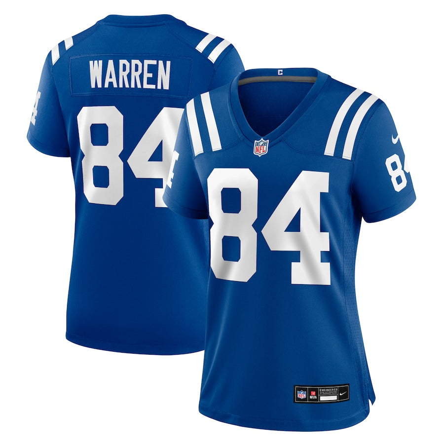 Tyler Warren Indianapolis Colts Nike Women's Game Jersey - Royal