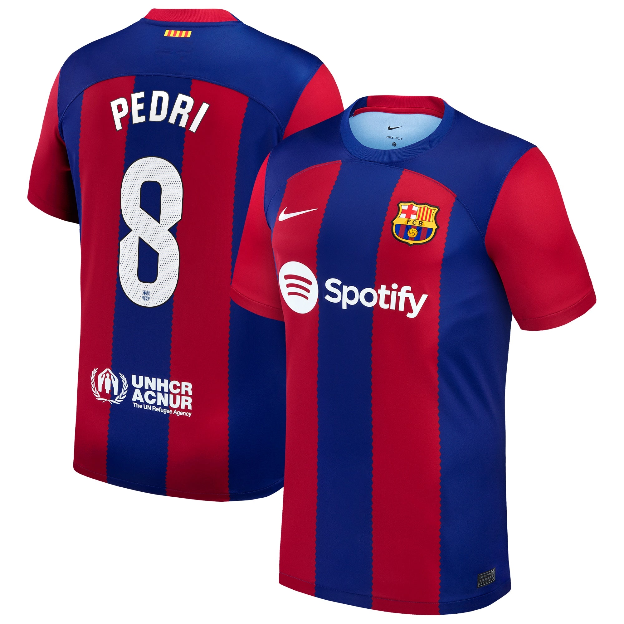 Pedri Barcelona Nike 2023/24 Third Replica Jersey - Aqua/Royal/White