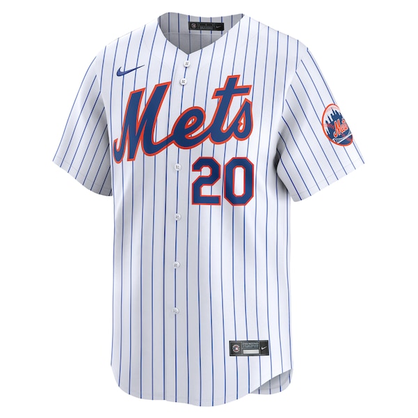 Pete Alonso New York Mets Nike Home Limited Player Jersey - White/Gray