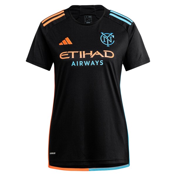 New York City FC adidas Women's 2024 24/7 Kit Replica Custom Jersey – Black