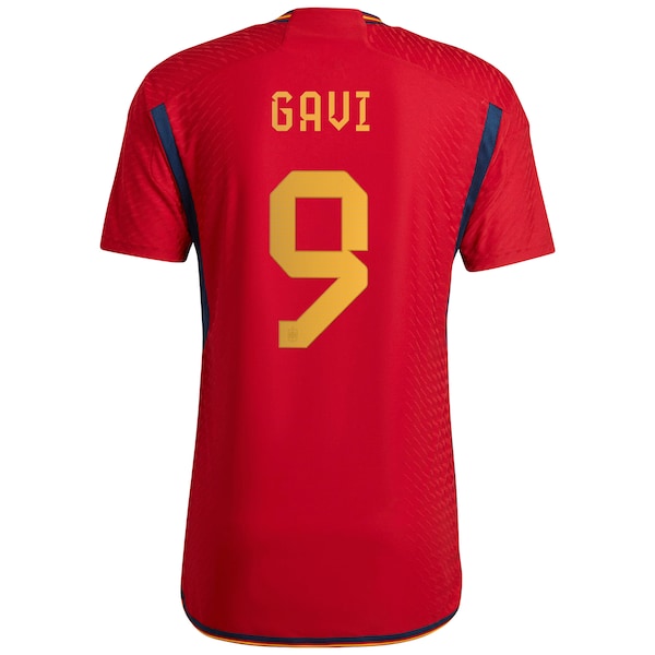 Gavi Spain National Team adidas 2022/23 Home Authentic Jersey - Red