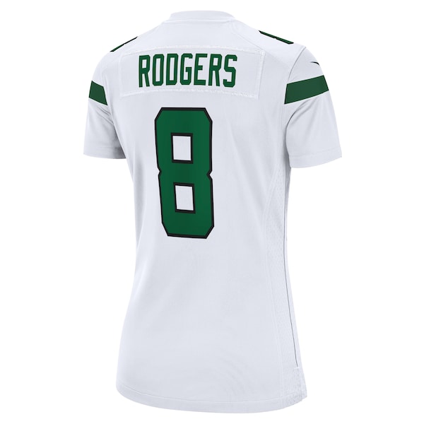 Aaron Rodgers New York Jets Nike Women's Player Jersey - White/Black/Green