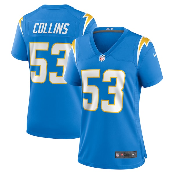Chris Collins Los Angeles Chargers Nike Women's Team Game Jersey -  Powder Blue