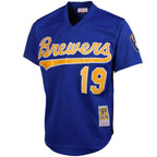 Robin Yount Milwaukee Brewers Cooperstown Mesh Batting Practice Jersey - Royal