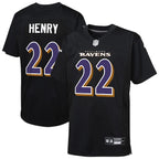 Derrick Henry Baltimore Ravens Nike Youth Fashion Game Jersey - Carbon Black