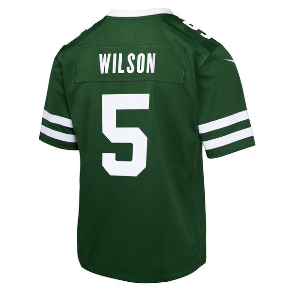 Garrett Wilson New York Jets Nike Youth Game Jersey - Legacy Green