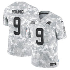 Bryce Young Carolina Panthers Nike 2024 Salute to Service Limited Jersey - Arctic Camo