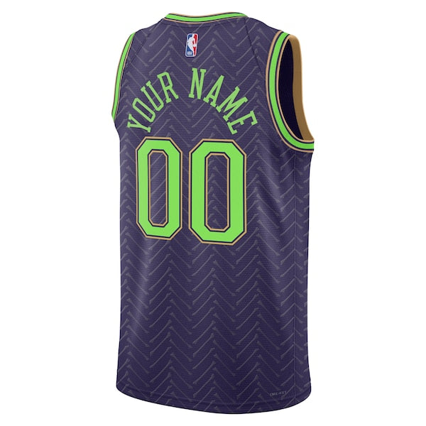 New Orleans Pelicans Nike Unisex 2024/25 Custom Swingman Jersey - City Edition - Purple